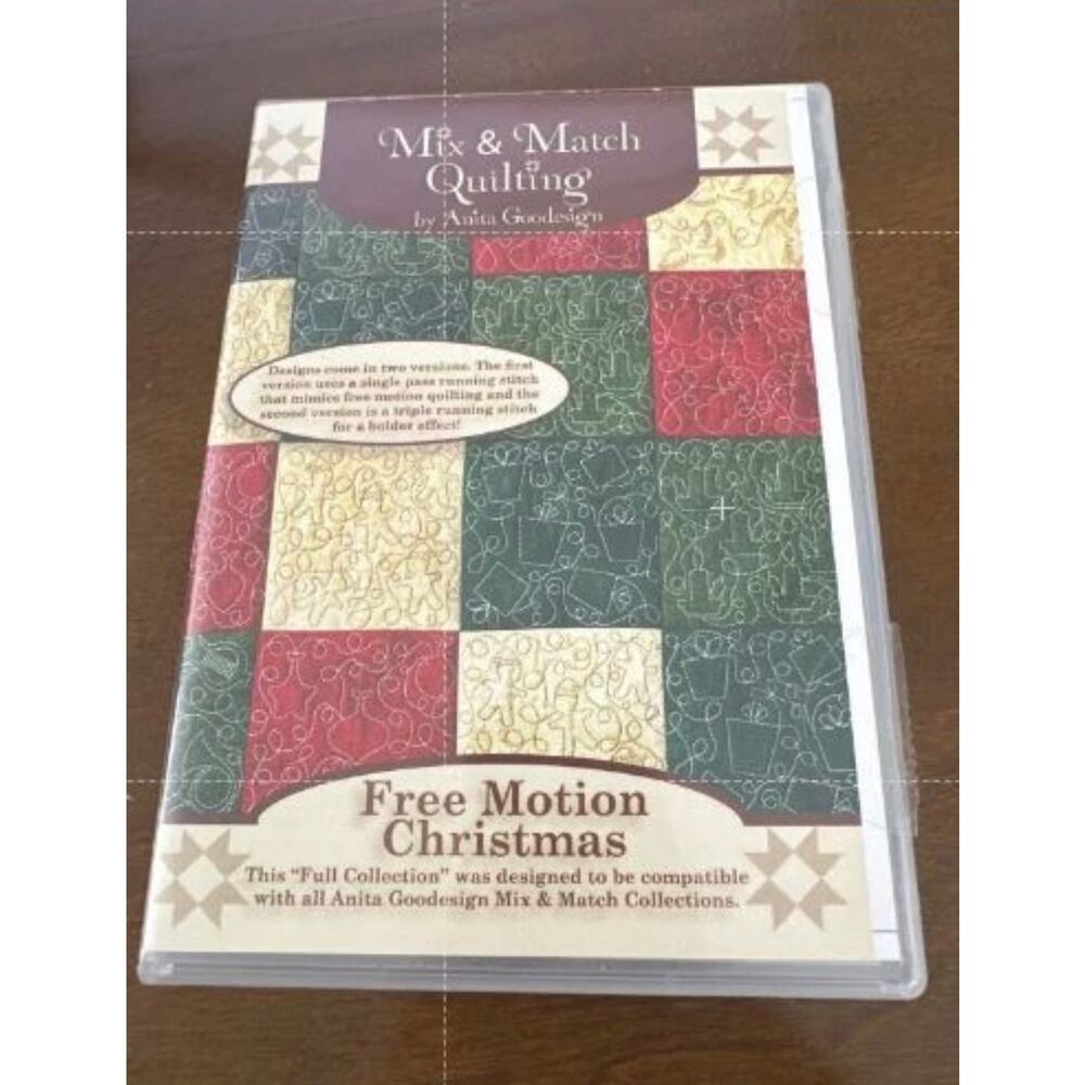 Mix & Match Quilting Free Motion Christmas Full Collection Anita Goodesign